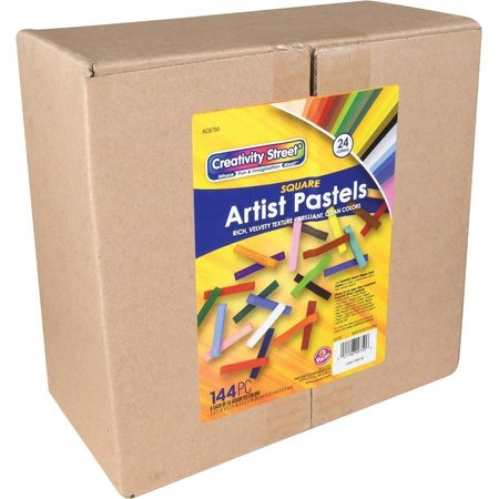 PACON Pastel, 2/5"Wx2/5"Lx2-2/5"H, 144/ST, Assorted PK PACAC9750
